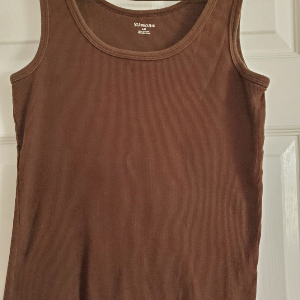 3/$10 Tank Top Brown lg